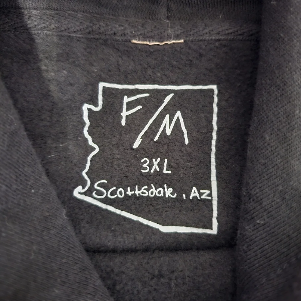 F/M Independent Hoodie 3XL Black Gothic Streetwear Scottsdale AZ Pullover - Picture 3 of 7